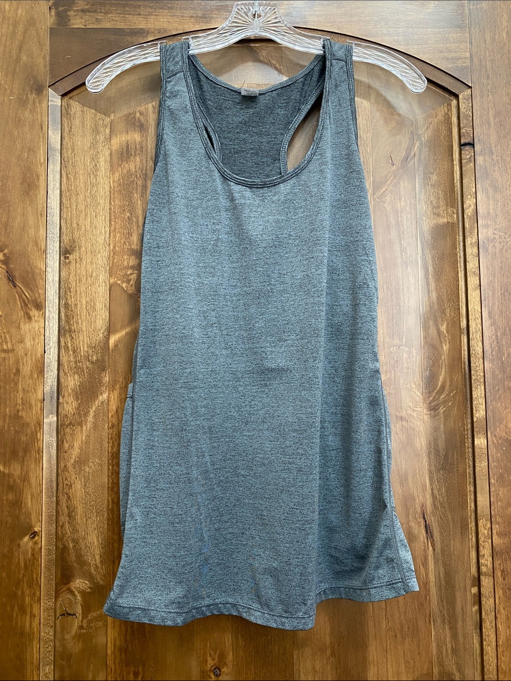 Grey Racerback Tank